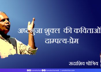 अष्टभुजा शुक्ल की कविताओं में दाम्पत्य प्रेम:  सदाशिव श्रोत्रिय         