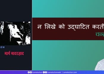 न लिखे को उद्घाटित करती यात्रा: चन्द्रकुमार