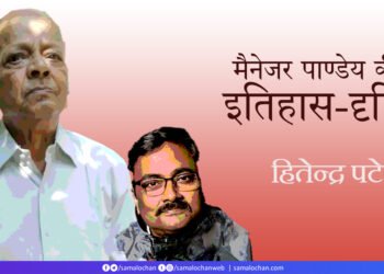 मैनेजर पाण्डेय की इतिहास-दृष्टि:  हितेन्द्र पटेल