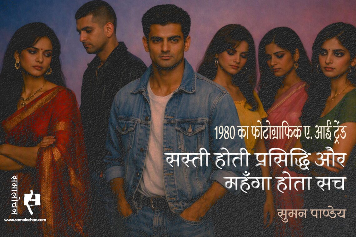 1980 का फोटोग्राफिक ए. आई ट्रेंड : सुमन पाण्डेय